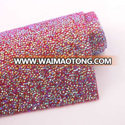 Hotfix Rhinestone Sheet Resin Rhinestone Mesh Trim Garment Accessories